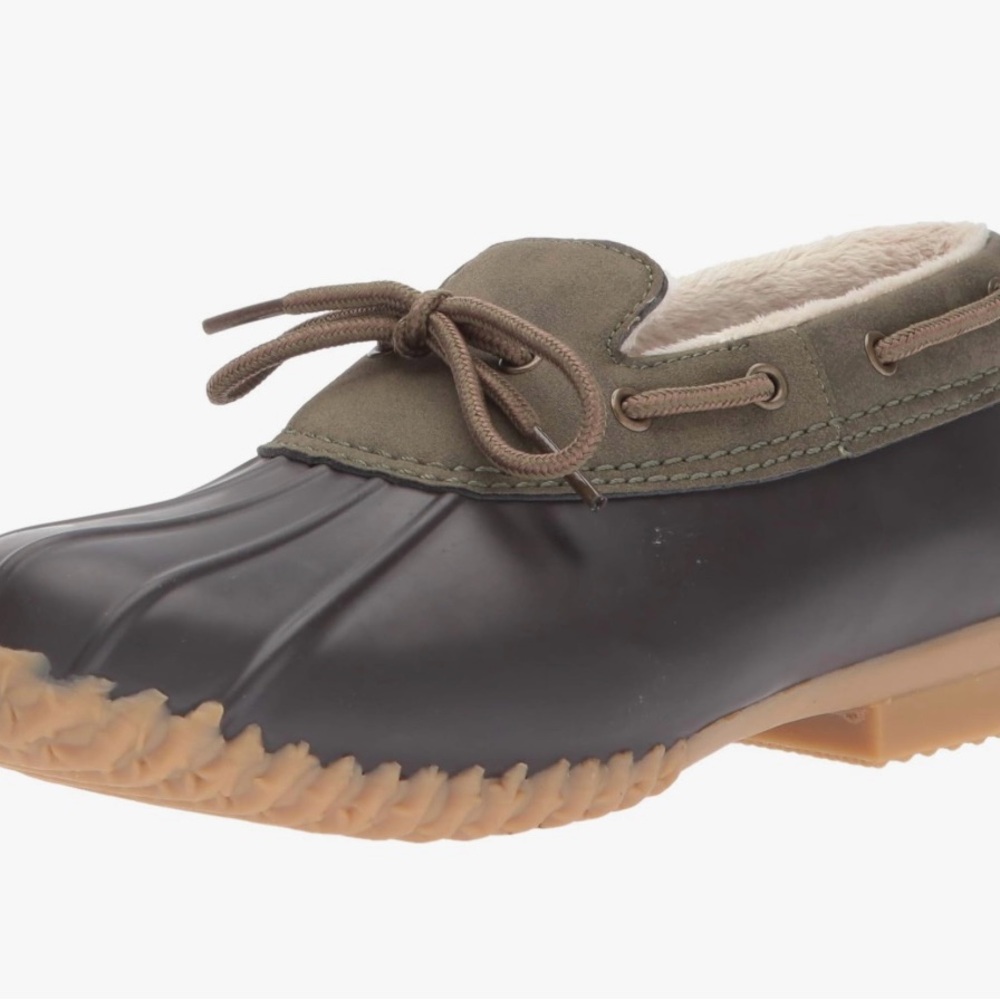 JBU by Jambu Green and Brown Rain & Snow Boots with Waterproof Design